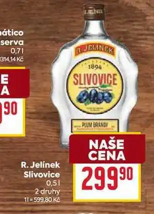 Billa R. Jelínek Slivovice nabídka
