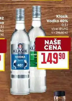 Billa Klasik Vodka 40% nabídka