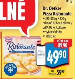 Albert Dr. Oetker Pizza Ristorante nabídka