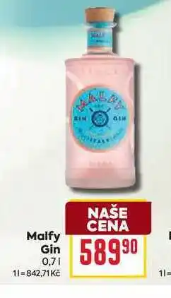 Billa Malfy Gin nabídka