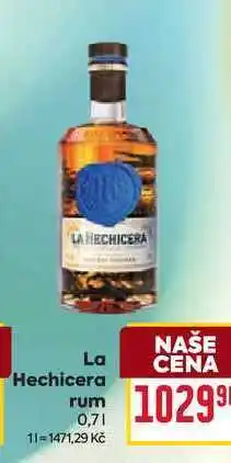 Billa La Hechicera rum nabídka