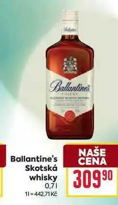 Billa Ballantine's Skotská whisky nabídka