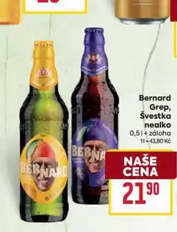 Billa Bernard Grep, Švestka nealko nabídka