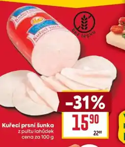 Billa Kuřecí prsní šunka nabídka
