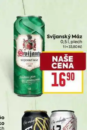Billa Svijanský Máz 0,51, plech nabídka