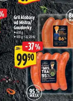 Albert Gril klobásy od Mistra/ Goudovky nabídka