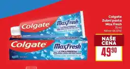 Billa Colgate Zubní pasta Max fresh nabídka