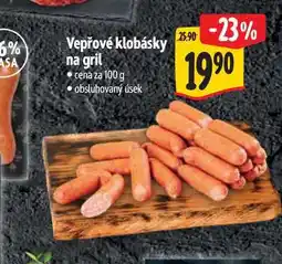 Albert Vepřové klobásky na gril nabídka