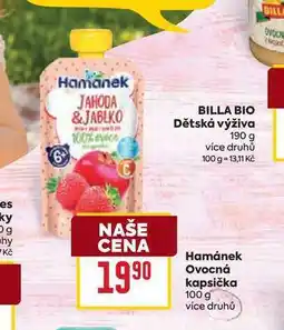 Billa BILLA BIO Dětská výživa nabídka