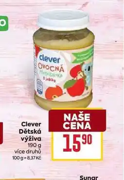 Billa Clever Dětská výživa nabídka