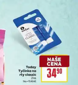 Billa Today Tyčinka na rty classic 2 ks nabídka