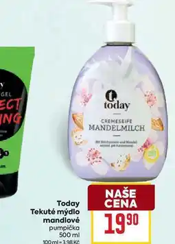Billa Today Tekuté mýdlo mandlové nabídka