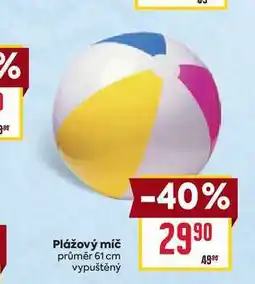 Billa Plážový míč průměr 61 cm vypuštěný nabídka