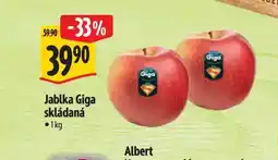 Albert Jablka Giga skládaná nabídka