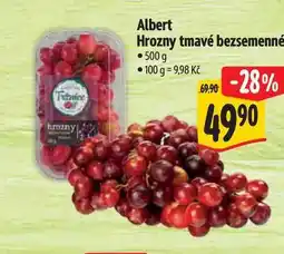 Albert Albert Hrozny tmavé bezsemenné nabídka