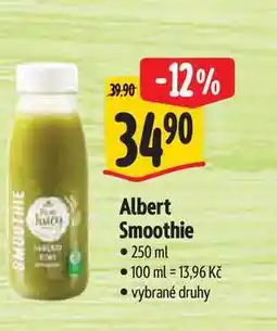 Albert Albert Smoothie nabídka