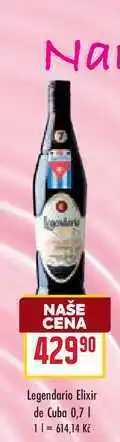 Billa Legendario Elixir de Cuba nabídka