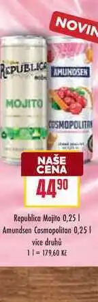 Billa Republica Mojito 0,25 | Amundsen Cosmopolitan nabídka