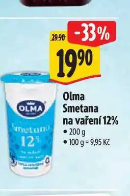 Albert Olma Smetana na vaření 12% nabídka