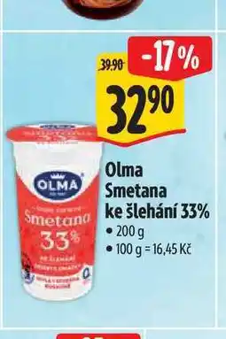 Albert Olma Smetana ke šlehání 33% nabídka