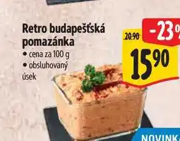 Albert Retro budapešťská pomazánka nabídka