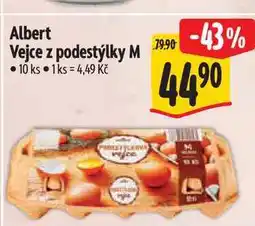 Albert Albert Vejce z podestýlky M 10 ks nabídka