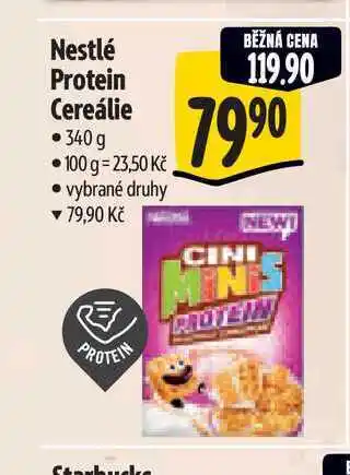 Albert Nestlé Protein Cereálie nabídka