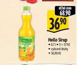 Albert Hello Sirup nabídka