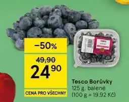 Tesco Tesco Borůvky, 125 g. balené nabídka