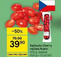 Tesco Rajčeska Cherry rajčata Rubín, 300 g. balená nabídka
