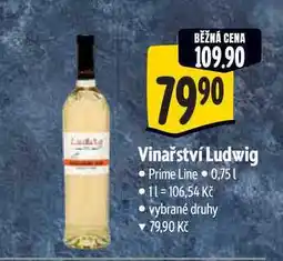 Albert Vinařství Ludwig Prime Line nabídka