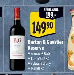 Albert Barton & Guestier Reserve nabídka