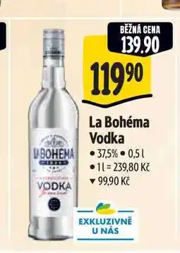 Albert La Bohéma Vodka 37,5% 0,51 nabídka
