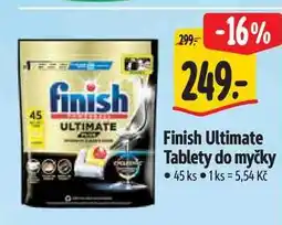 Albert Finish Ultimate Tablety do myčky 45 ks nabídka