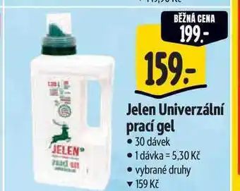 Albert Jelen Univerzální prací gel 30 dávek nabídka