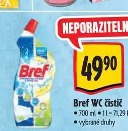 Albert Bref WC čistič nabídka