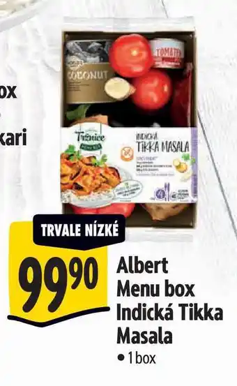 Albert Albert Menu box Indická Tikka Masala 1 box nabídka