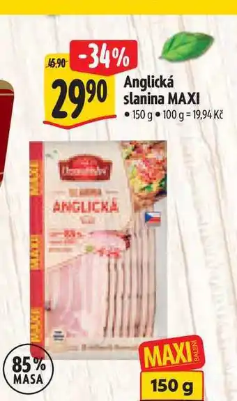 Albert Anglická slanina MAXI nabídka