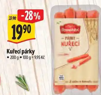 Albert Kuřecí párky nabídka