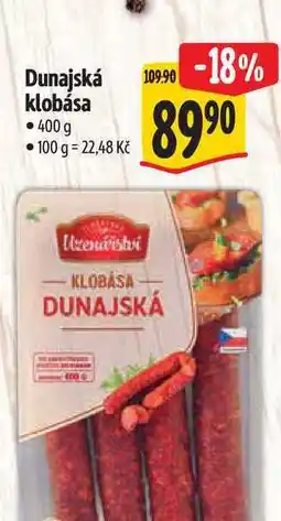 Albert Dunajská klobása nabídka
