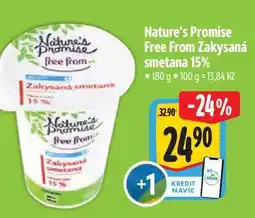 Albert Nature's Promise Free From Zakysaná smetana 15% nabídka