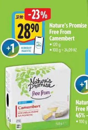 Albert Nature's Promise Free From Camembert nabídka