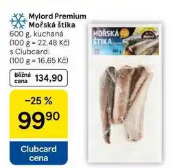 Tesco Mylord Premium Mořská štika, 600 g. kuchaná nabídka
