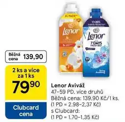 Tesco Lenor Aviváž, 47-59 PD nabídka
