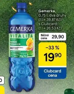 Tesco Gemerka, 0.75 l, dva druhy nabídka
