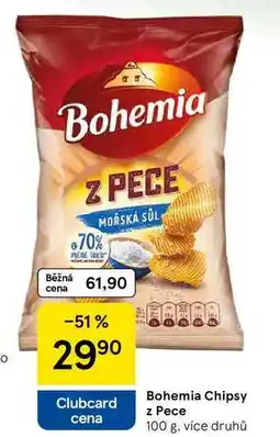 Tesco Bohemia Chipsy z Pece, 100 g, více druhů nabídka