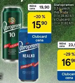 Tesco Staropramen, 0.5 l, plech nabídka