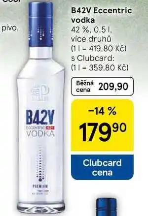 Tesco B42V Eccentric vodka 42% nabídka