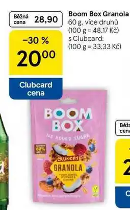 Tesco Boom Box Granola, 60 g, více druhů nabídka