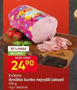 Hruška Krásno Amálka šunka nejvyšší jakosti nabídka